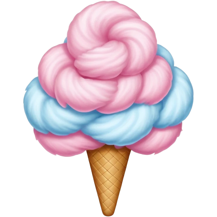 Cotton candy  emoji