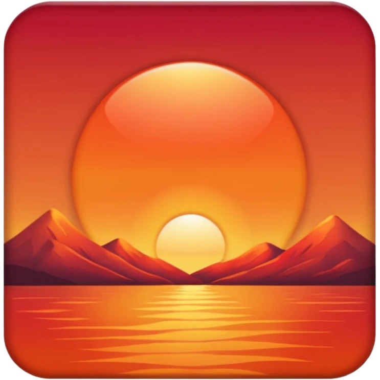 the sun has set emoji