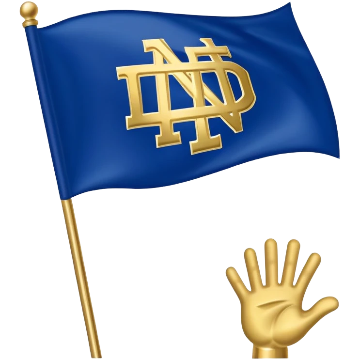 Notre dame flag emoji