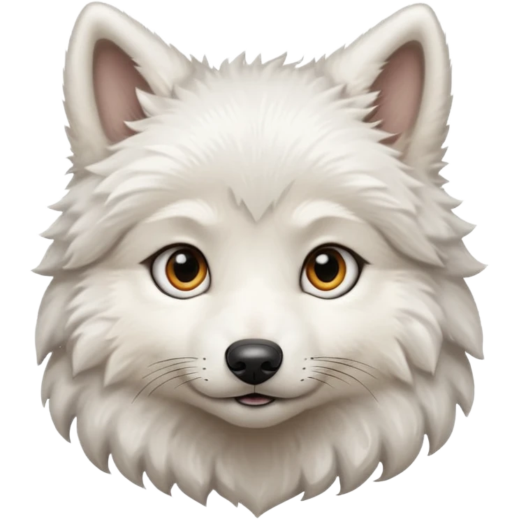 white wolf puppy emoji