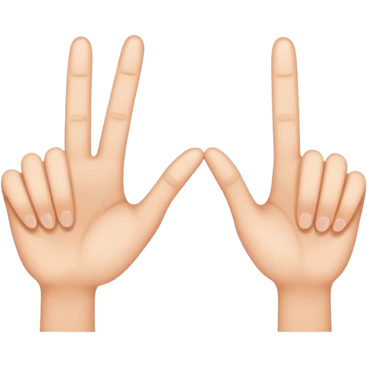 Two Little Fingers hooked  emoji