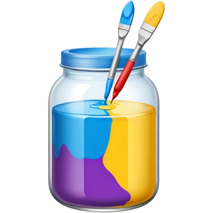 Paint Color Jar emoji
