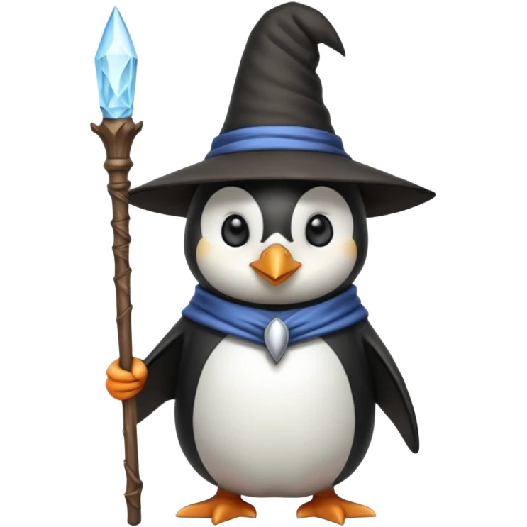 Penguin Wizard emoji