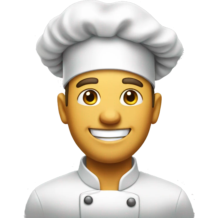 Chef smile face emoji emoji