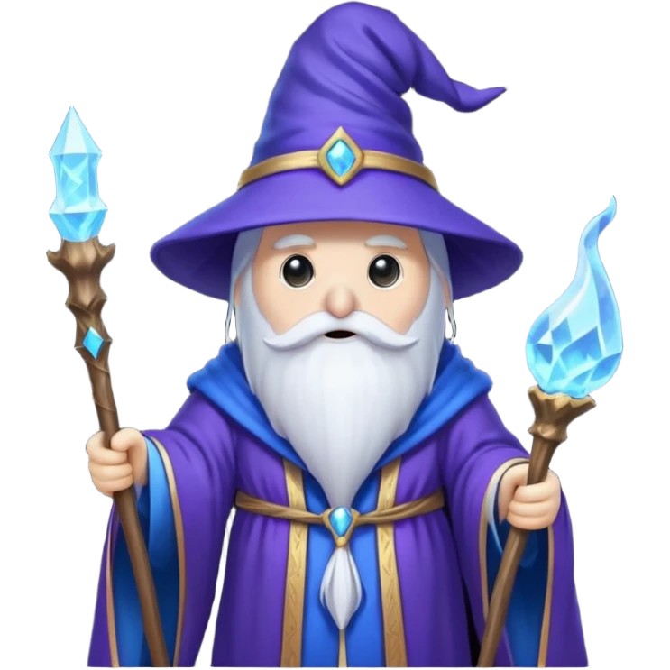 Penguin Wizard emoji