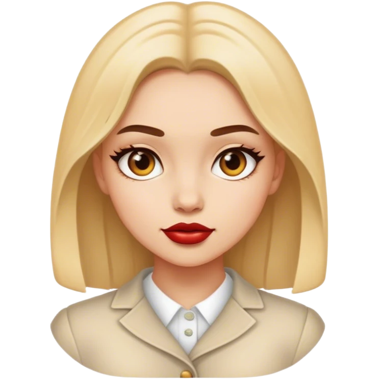 Chic girl emoji