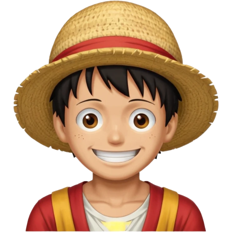 Luffy from one piece emoji