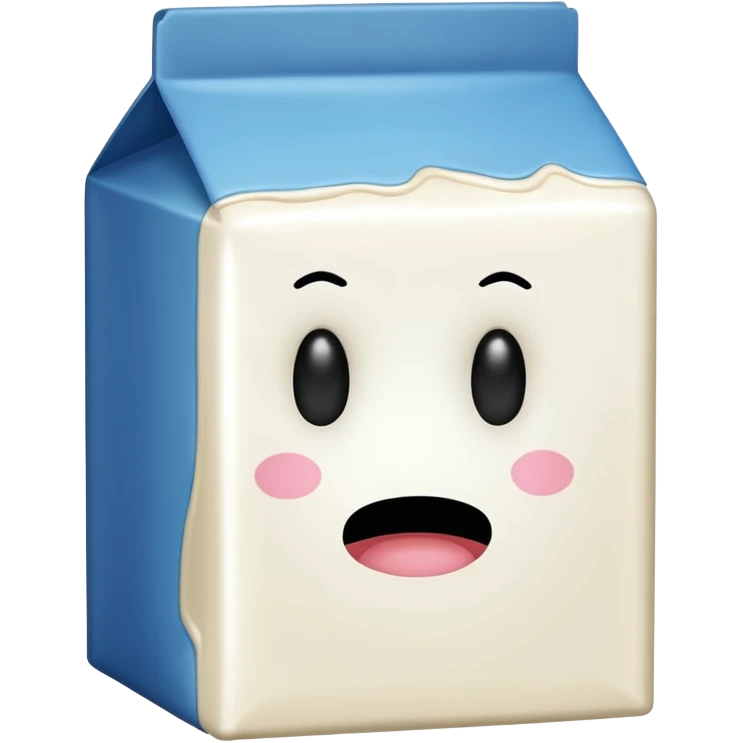 milk box no face emoji