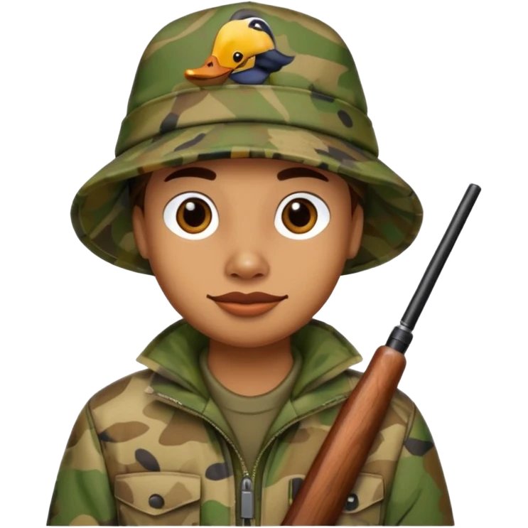 Duck hunter emoji