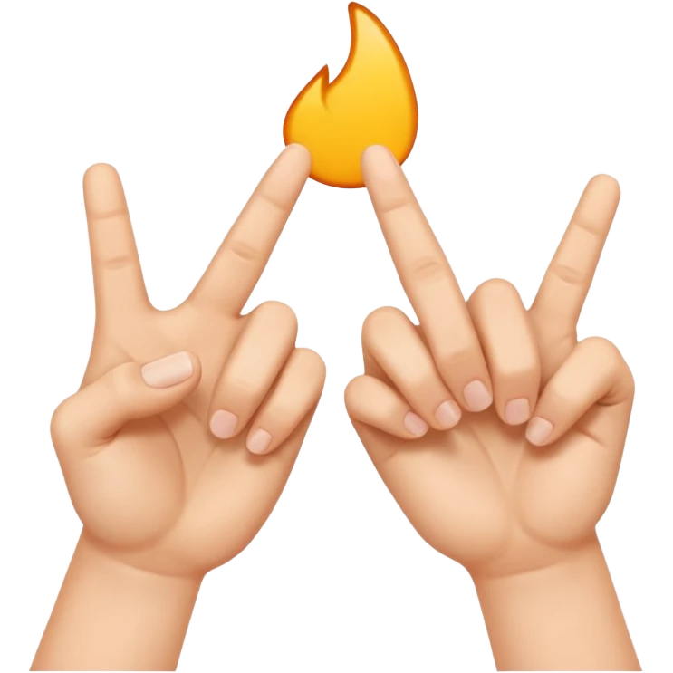 2 hands flipping off  emoji