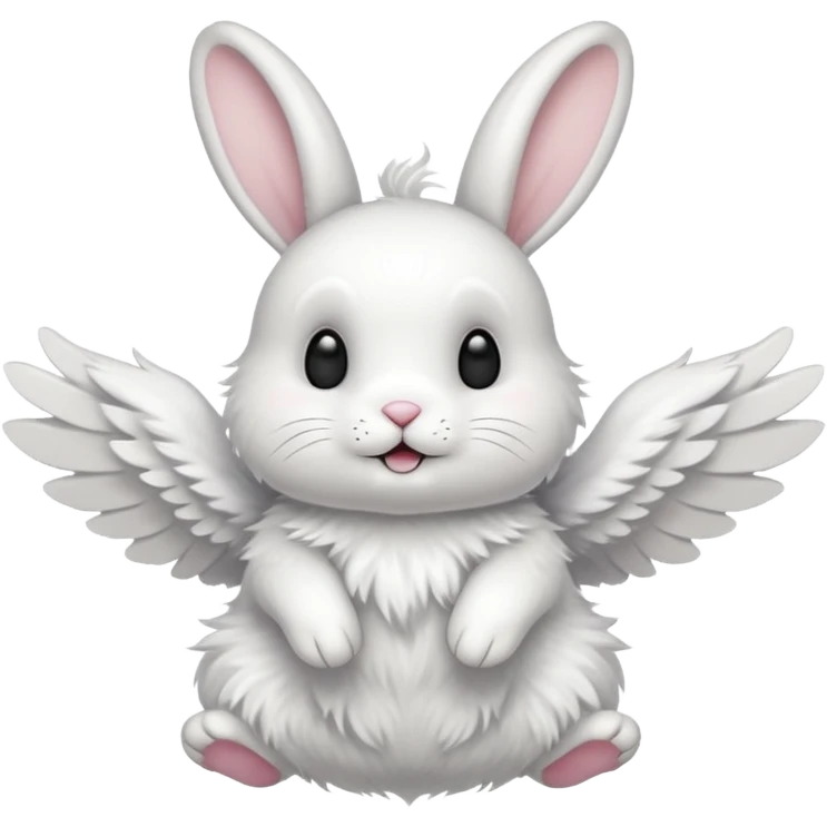 A flying rabit emoji