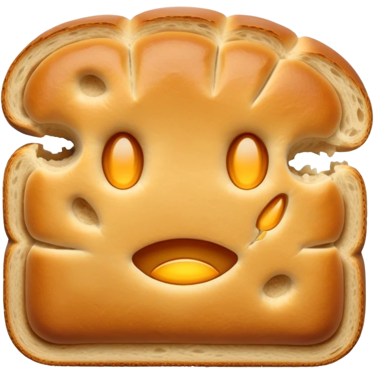 Bread torn apart emoji
