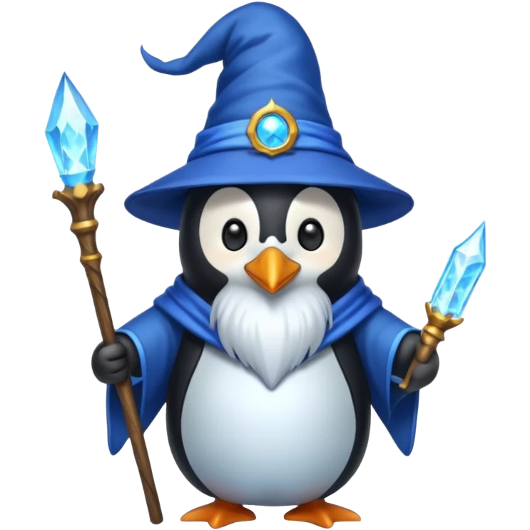 Penguin Wizard emoji