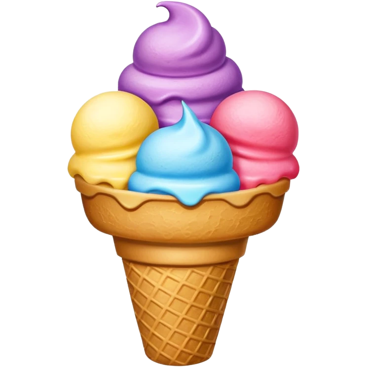 12 scoop ice cream emoji