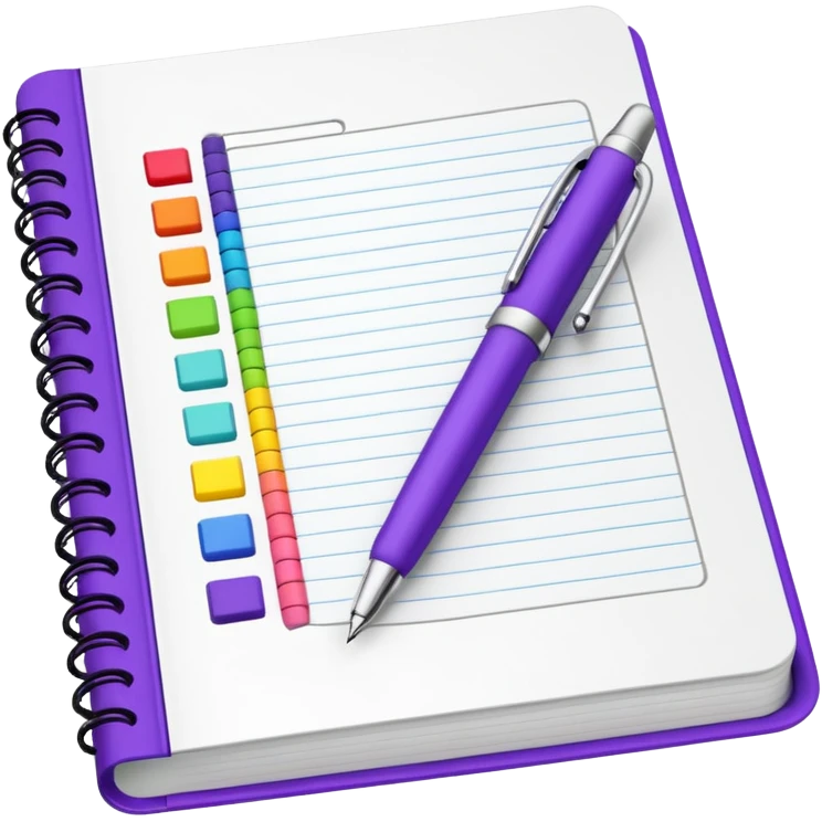 Mood tracking journal emoji