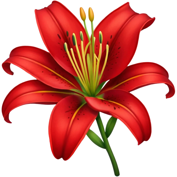 Red Lily emoji