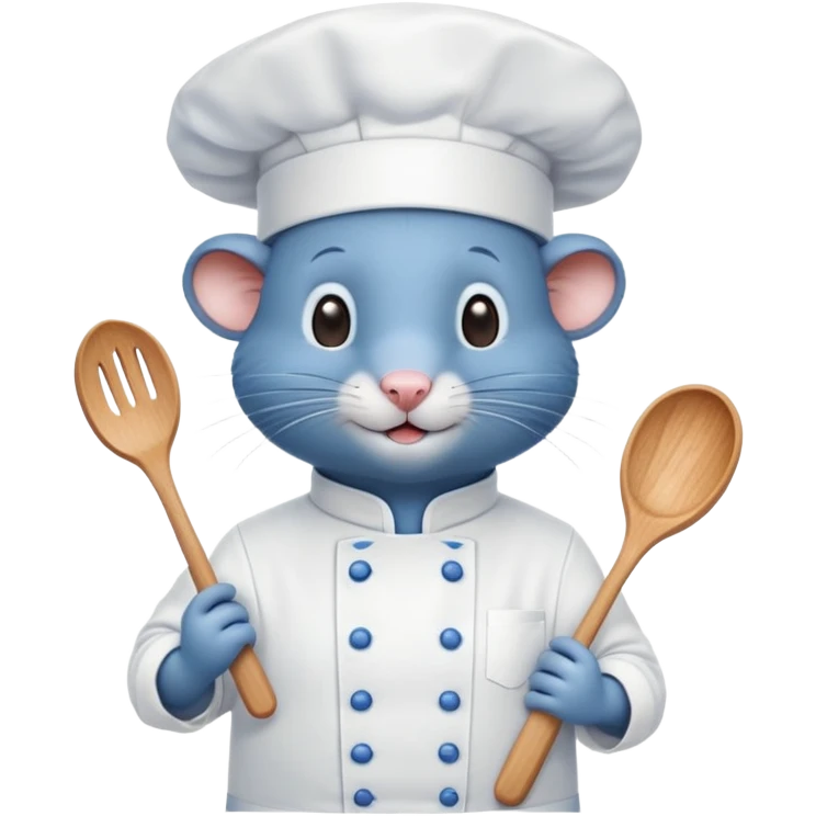 Remy blue rat chef emoji