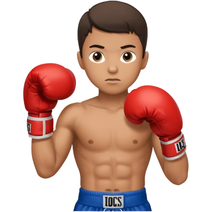 young boy professional boxer emoji