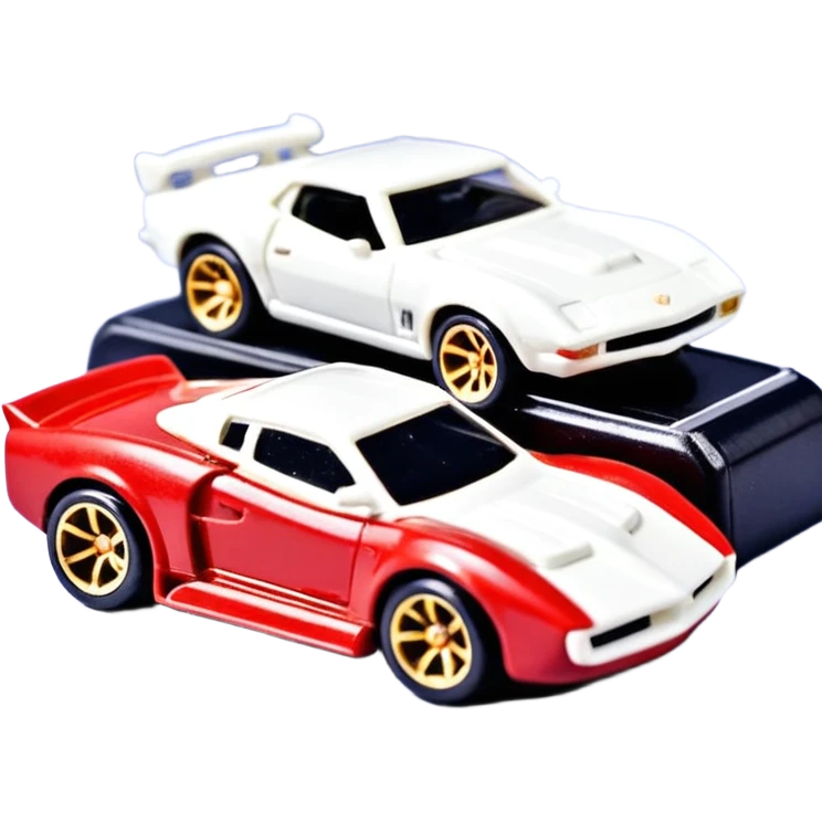 Машинка HotWheels белого цвета в классической упаковке HotWheels. emoji