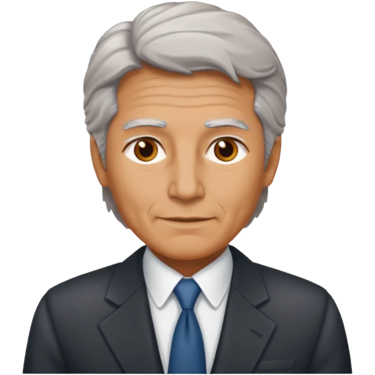 older c suite exec wise and warm emoji