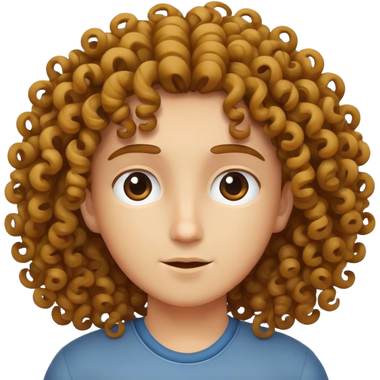 Cabelo cacheado  emoji