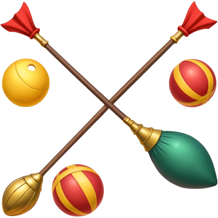make emojies for all the quidditch equipment emoji