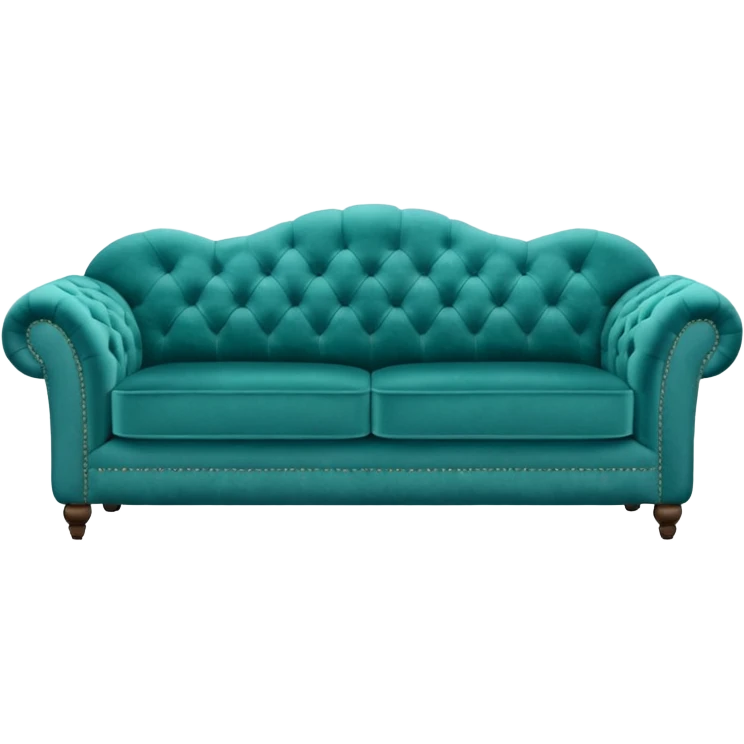 Teal couch emoji