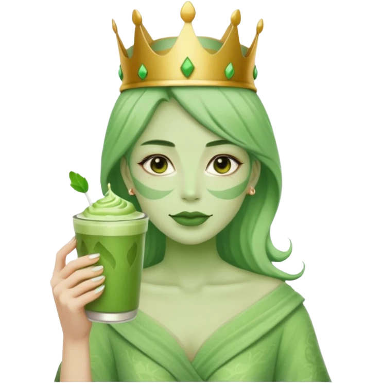i want an emoji for a matcha queen emoji