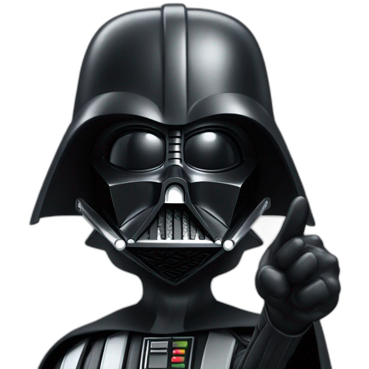 Darth vader thumbs up emoji