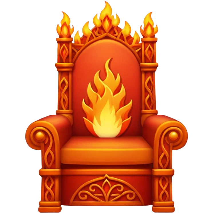 Fire throne emoji