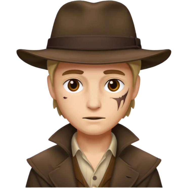 Scoundrel,Knave. Half body emoji