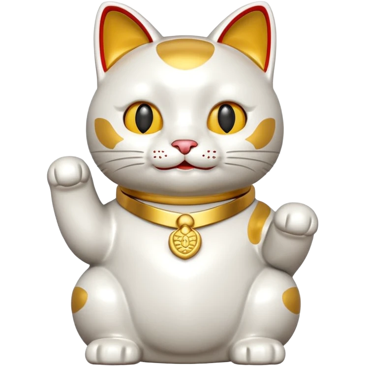 Lucky cat emoji