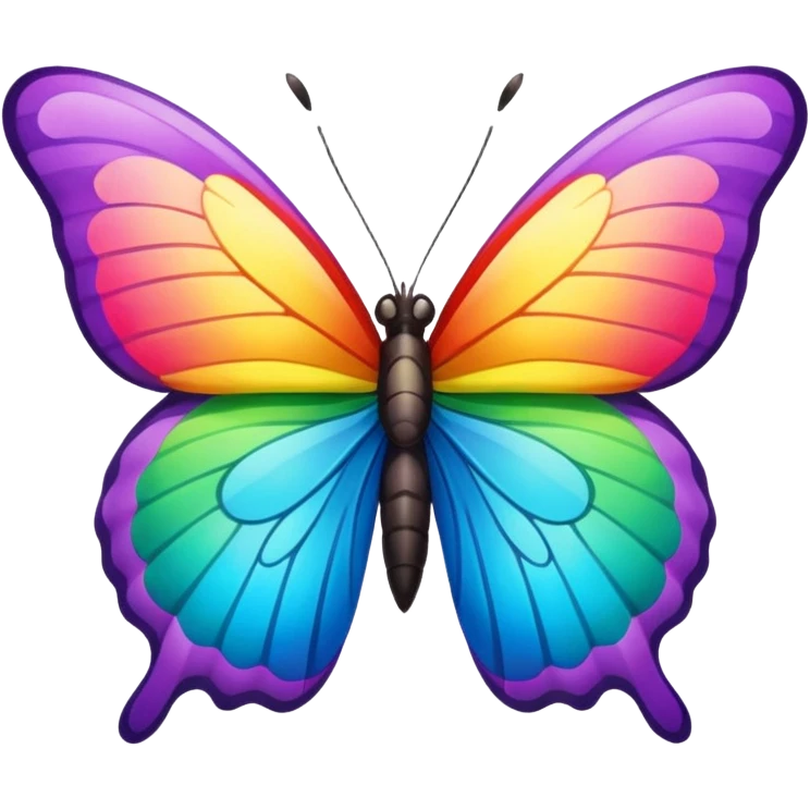 🦋+🌈 emoji