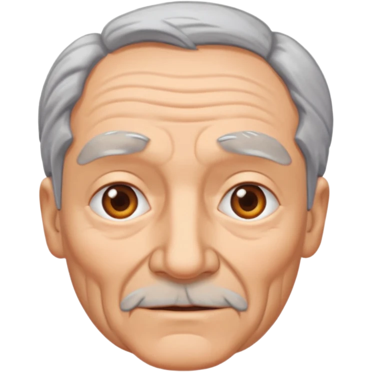 Parent Face with bit more age emoji
