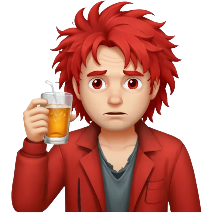 Drunk man emoji