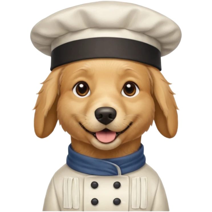 chef dog emoji