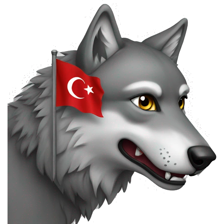 greywolf with turkish flag emoji