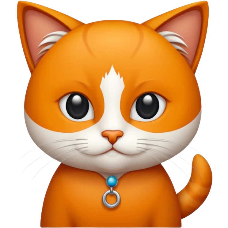 Kedi şeklinde Gülen bir yüz emoji