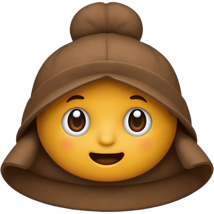 cloth hat, not knitted emoji
