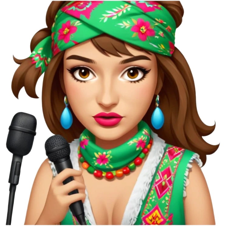 Colorful Singer emoji