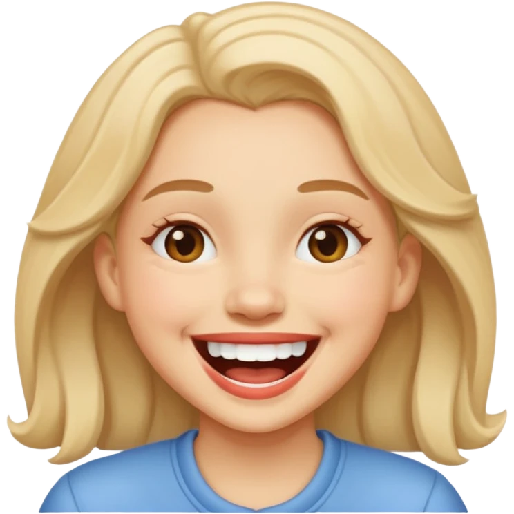 Chica risada emoji