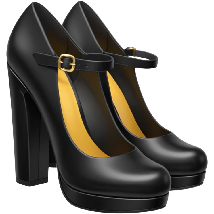 Block heels emoji