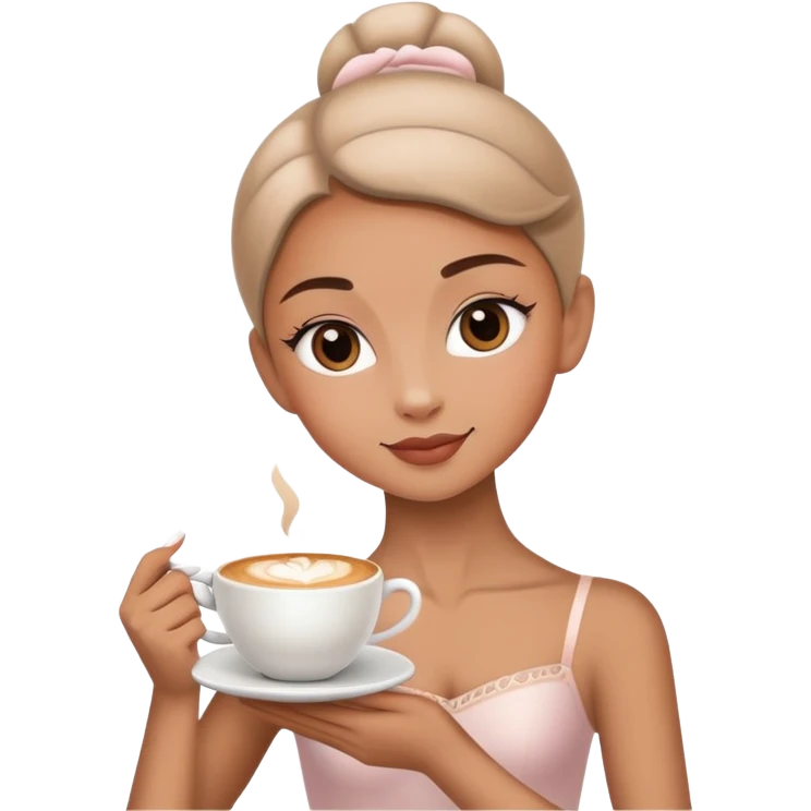 Ballerina cappuccino  emoji