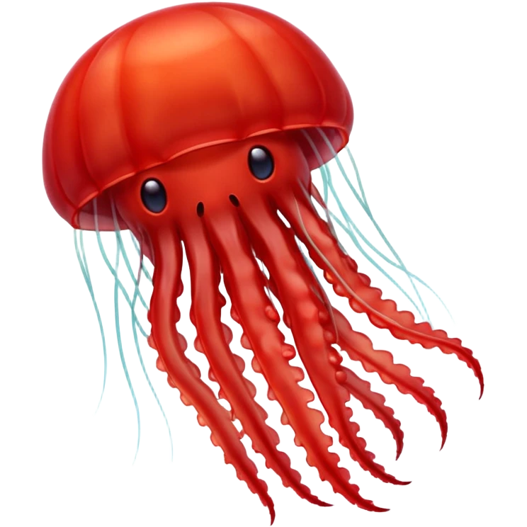 Red jellyfish emoji