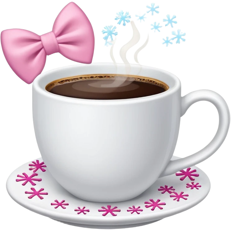 🎀☕❄️ emoji