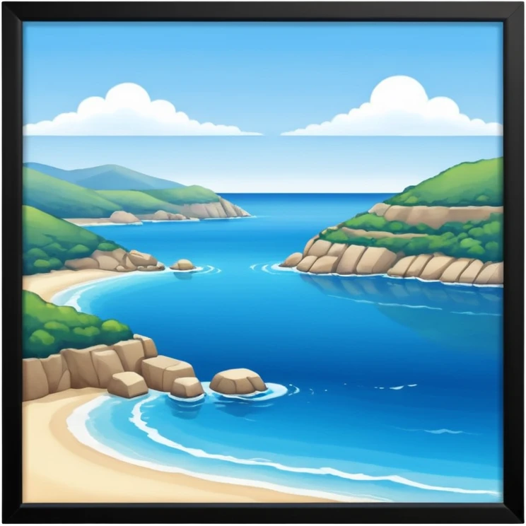sea view emoji