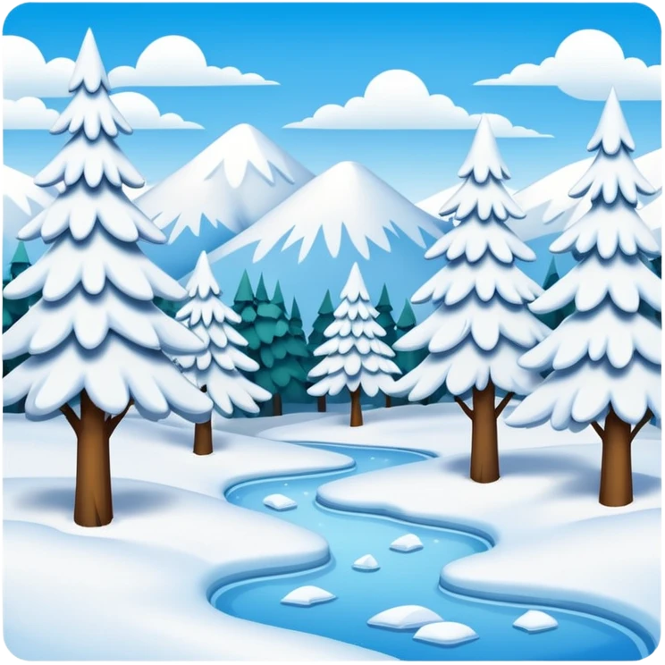 snow weather emoji