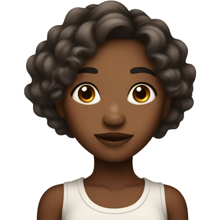 Hyperpigmentation girl emoji