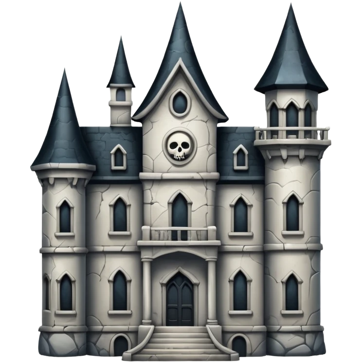 white haunted mansion emoji