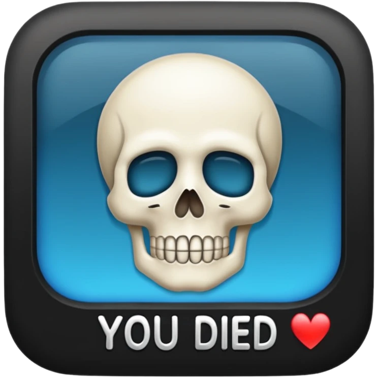 You Died Screen from Elden ring emoji